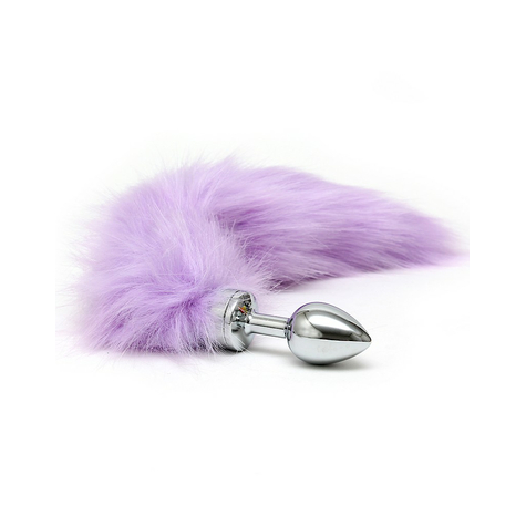 Rimba - Butt Plug Small With Lilac Tail (Unisex)