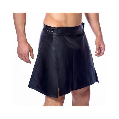 Rimba Leather Men Skirt