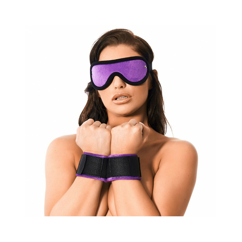 Rimba - Klettband Gelenkfessel Mit Maske