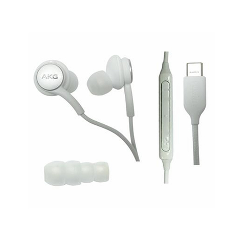 Samsung - Auriculares Originales Akg In-Ear Type C - Blanco