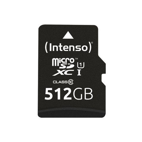 Tarjeta Intenso Micro Secure Digital Micro Sd Clase 10 Uhs-I, Tarjeta De Memoria De 512 Gb