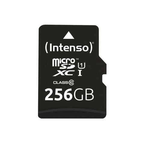 Tarjeta Intenso Micro Secure Digital Micro Sd Clase 10 Uhs-I, 256 Gb