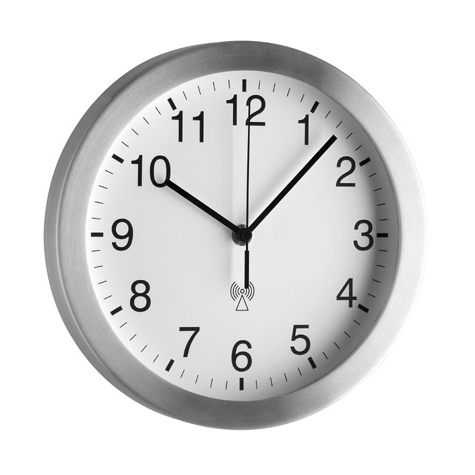 Tfa 98.1091 Reloj De Pared De Aluminio