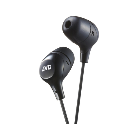 Jvc Ha-Fx38-B-E - Auriculares - In Ear - Negro - Iphone - Con Cable - 1 M