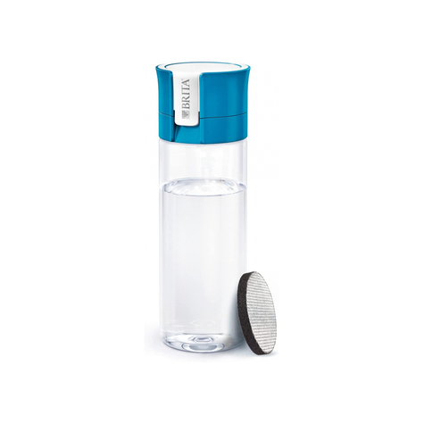Brita Fill&Go Bottle Filtr Blue - Botella Para Filtrar Agua - Azul - Transparente - Plástico - Sintético - 1 L - Alemania