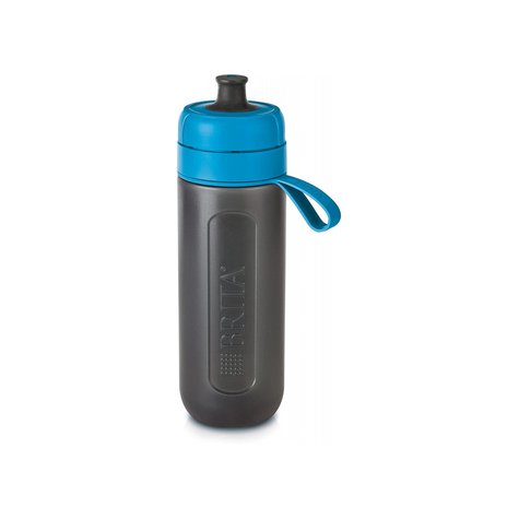 Brita 1020328 - Botella De Filtración De Agua - Negra - Azul - 0,6 L - 80 Mm - 76 Mm - 255 Mm