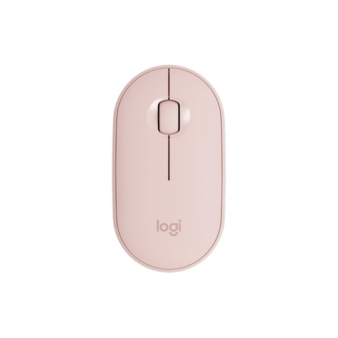 Logitech Pebble M350 - Ambidiestro - Óptico - Rf Inalámbrico + Bluetooth - 1000 Dpi - Rosa