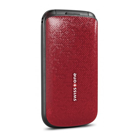 Swisstone Sc 330 - Clamshell - Dual Sim - 4,5 Cm (1,77 Pulgadas) - Bluetooth - 600 Mah - Negro - Rojo