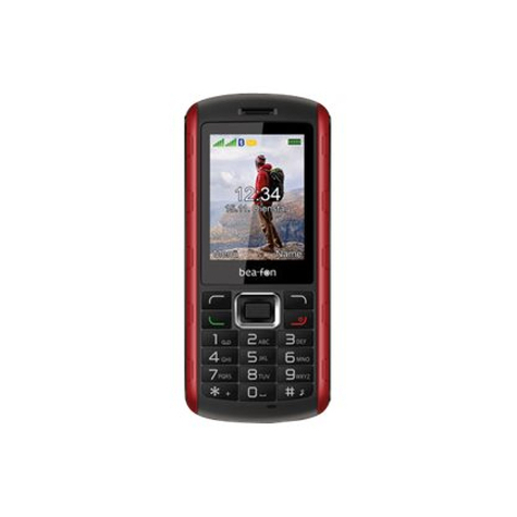 Bea-Fon Al560 - Barra - 6,1 Cm (2,4 Pulgadas) - 1,3 Mp - Bluetooth - 1450 Mah - Negro - Rojo
