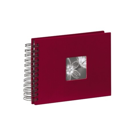 Álbum De Espiral Hama Fine Art - Burdeos - 17x22/50 - Rojo - 10 X 15 - 13 X 18 - 170 Mm - 220 Mm