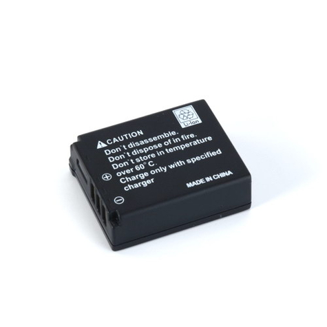 Ansmann Li-Ion Battery Packs A-Pan Cga S007 - Lithium-Ion (Li-Ion) - 800 Mah - Panasonic - Lumix Tz 1 - 3.7 V - Black