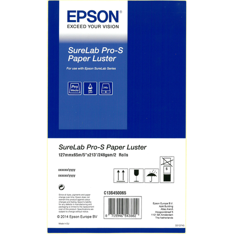 Epson Surelab Pro-S Paper Luster Bp 5x65 2 Rollos