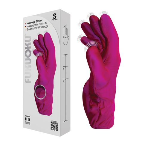 Fukuoku Glove Massage Glove Pink Small