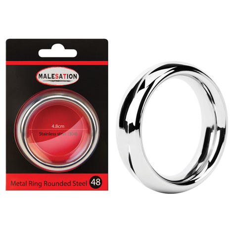 Malesation Metal Ring Rounded Steel 48