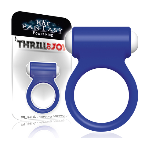 Hot Fantasy Thrill Of Joy Puria Vibro Ring Azul