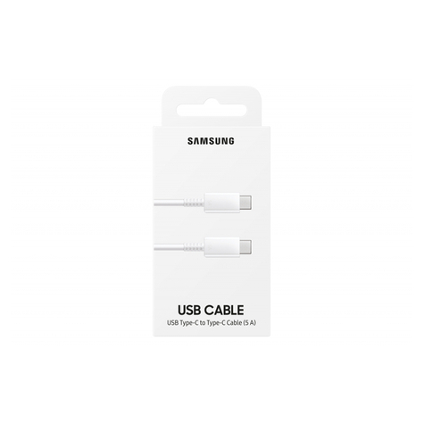 Cable Samsung Usb Type-C A Usb Type C, 1 M, 100w, Blanco