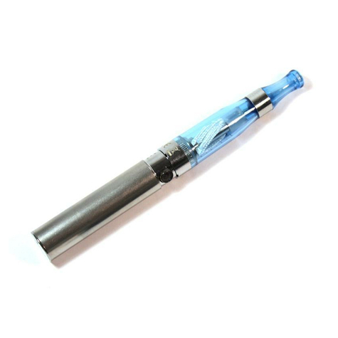Ttzig E-Cigarette Proset Clearomizer Starter Kit (Azul + Mango Cromado)