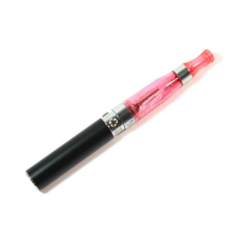 Ttzig E-Cigarette Proset Clearomizer Starter Kit (Rojo + Mango Negro)