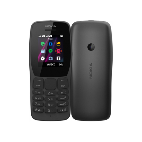 Nokia 110 Dual Sim Negro
