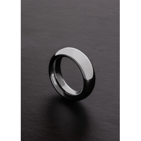 Cock Rings Donut C-Ring  (15x8x35mm) - Brushed Steel