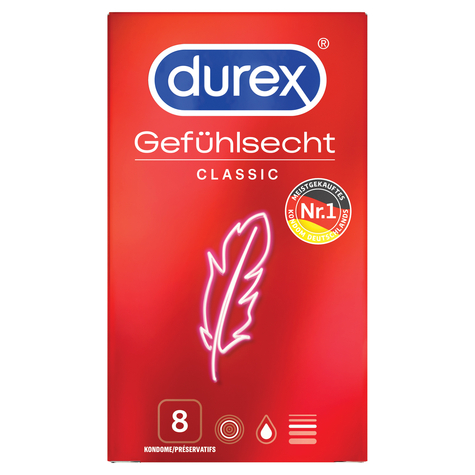 Durex Sensual Classic 8 Pcs.