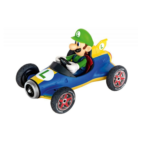 Carrera Rc 2.4 Ghz Nintendo Mario Kart Mach 8 Luigi 370181067
