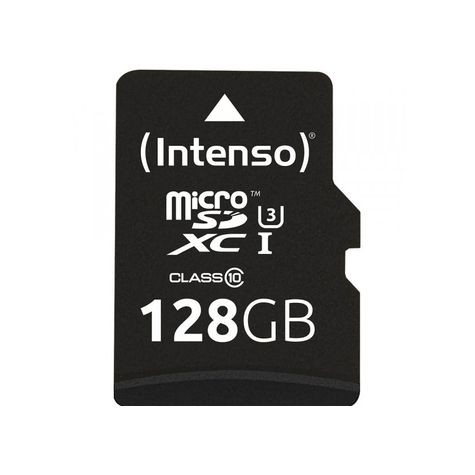Intenso Secure Digital Card Micro Sd Uhs-I Tarjeta De Memoria Profesional De 128 Gb