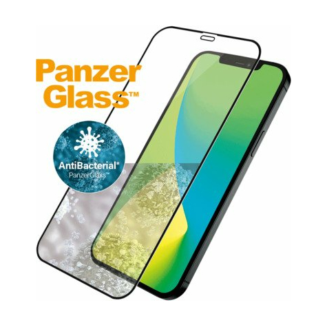 Panzerglass Apple Iphone 12 Case Friendly Antibacterial E-To-E, Negro