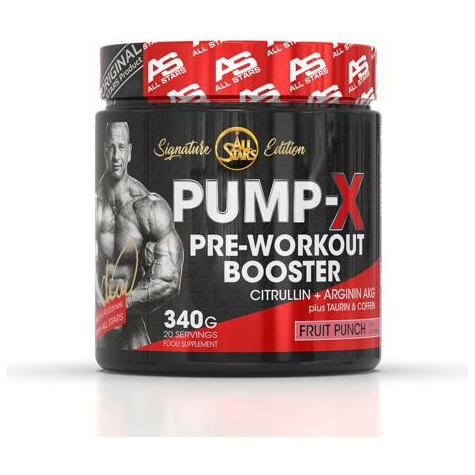 All Stars Pump-X, 340 G Can, Fruit Punch