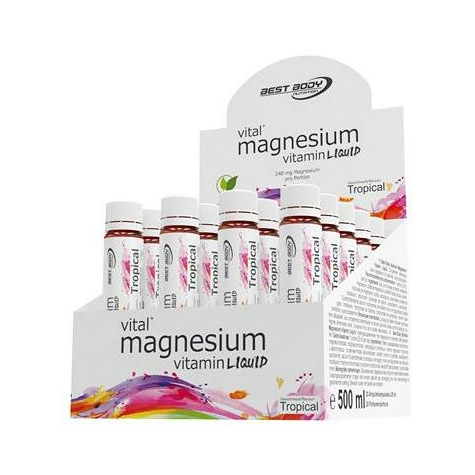 Best Body Nutrition Magnesio, 20 Ampollas De 25 Ml