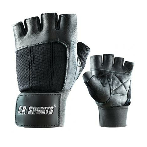 C.P. Sports Bandage Gloves Cuero, Negro