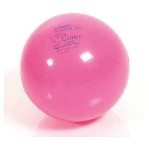 Togu Colibri Supersoft Exercise Ball, Amarillo/Verde/Rosa