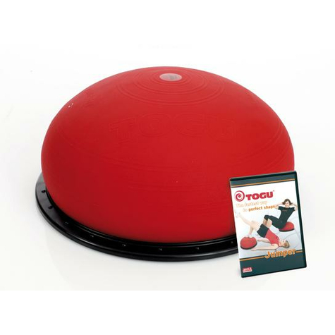 Togu Jumper Trampoline Ball Incl. Dvd, Rojo