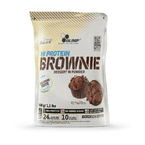 Olimp Hi Protein Brownie, Bolsa De 500 G, Chocolate