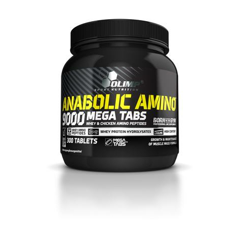 Olimp Anabolic Amino 9000 Mega Tabs, Dosis De 300 Comprimidos