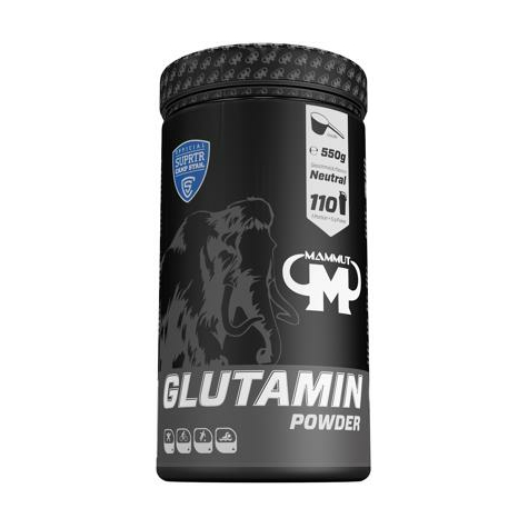 Best Body Mammut L-Glutamina En Polvo, Lata 550 G, Neutro