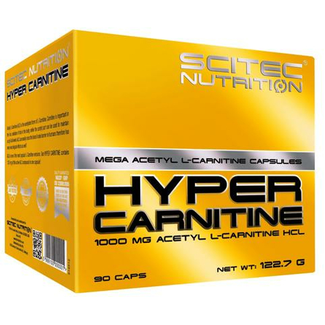 scitec nutrition hiper carnitina, 90 cápsulas
