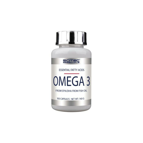 Scitec Essentials Omega 3, Lata De 100 Cápsulas