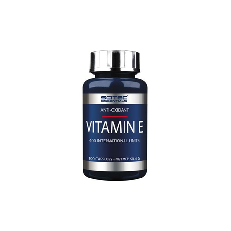 Scitec Essentials Vitamina E, Lata De 100 Cápsulas