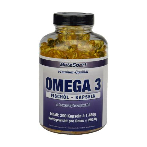 Metasport Omega 3, Dosis De 200 Cápsulas