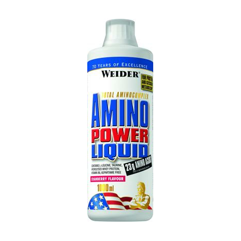 Joe Weider Amino Power Liquid, Botella De 1000 Ml