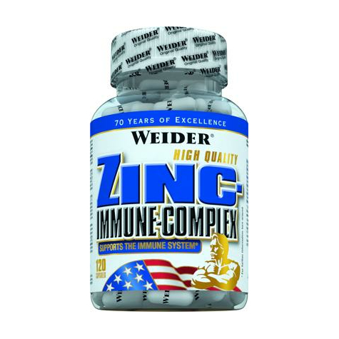 Joe Weider Zinc Immune Complex, 120 Cápsulas