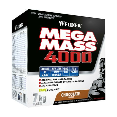 Joe Weider Mega Mass 4000, 7000 G Cartón
