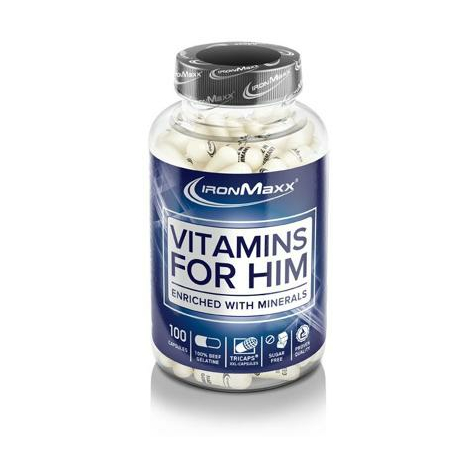 Vitaminas Ironmaxx Para Él, Dosis De 100 Tricaps
