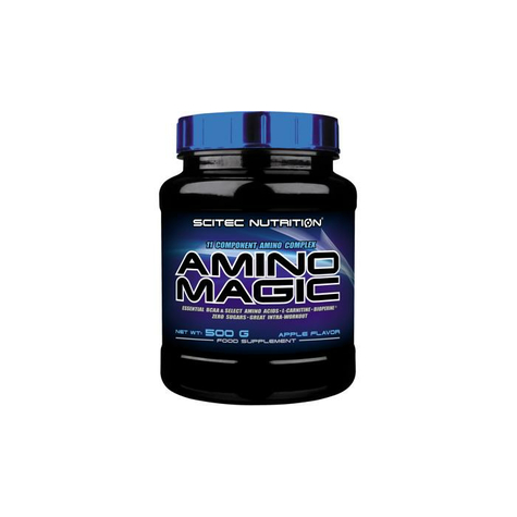 scitec nutrition amino magic, lata de 500 g