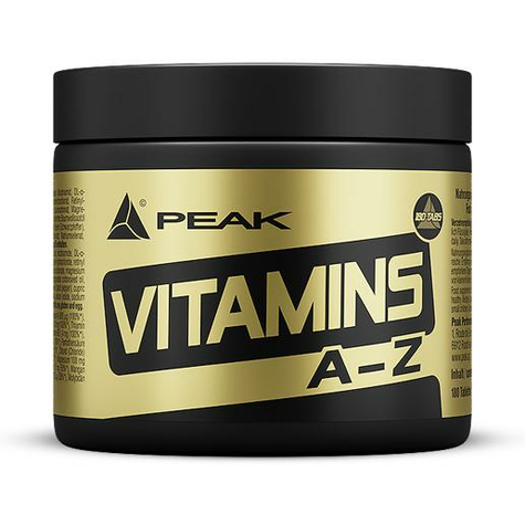 Peak Performance Vitaminas A-Z, 180 Comprimidos (13010020)