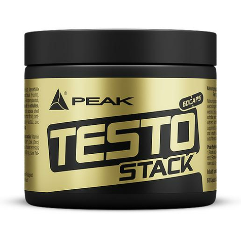 Peak Performance Testo Stack, Dosis De 60 Cápsulas
