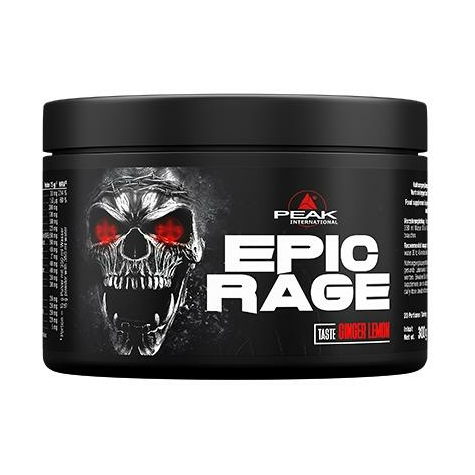 Peak International Epic Rage, Lata De 300g, Jengibre Limón