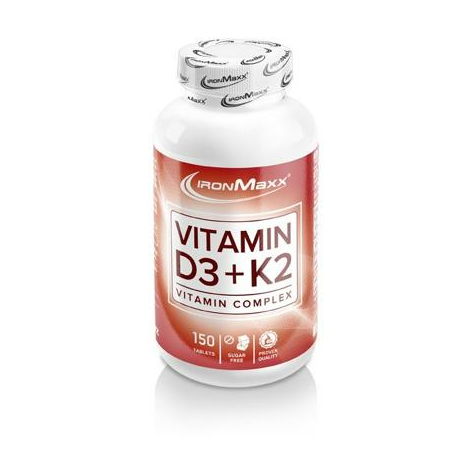 Ironmaxx Vitamina D3 + K2, Dosis De 150 Comprimidos
