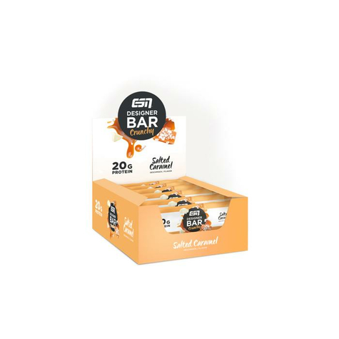 Esn Designer Bar Crunchy Box, 12 Barritas De 60 G